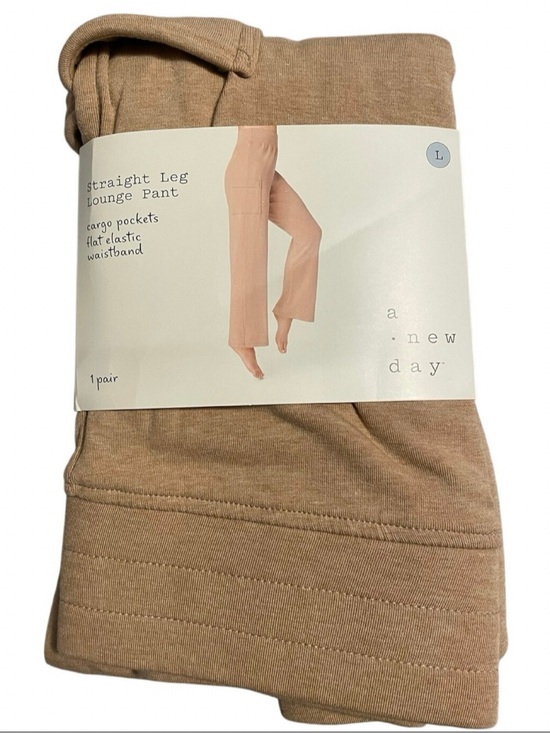 a new day Pants - a new day Straight-Leg Lounge Pants — Tan